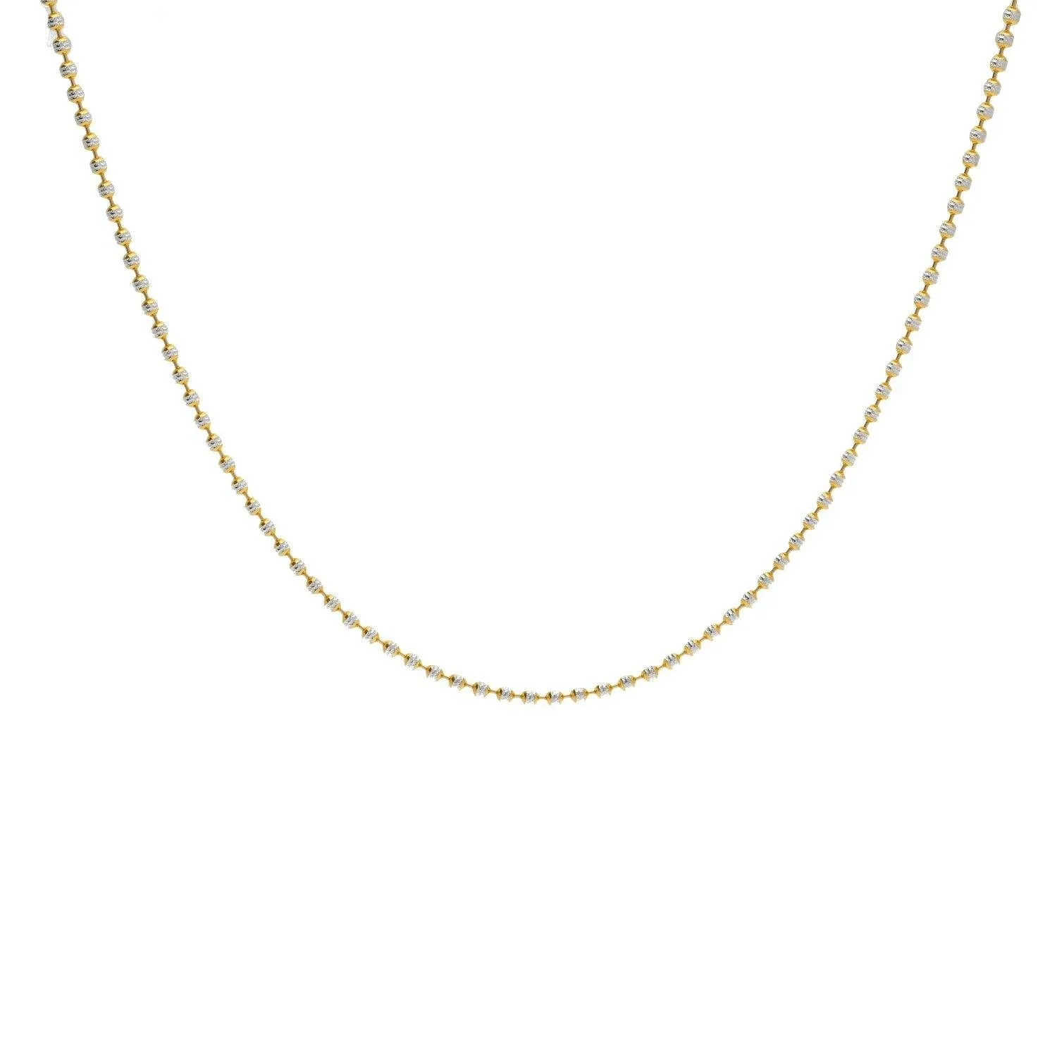 22K Gold Fancy Chain, Length 18inches