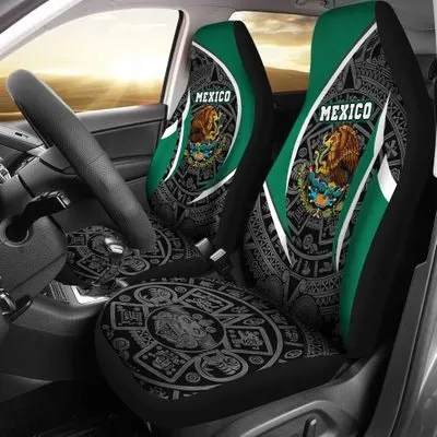 3D All Over Printed Car Seat Cover With Mexico Aztec, Mexico Front Seat Cover For Car Auto