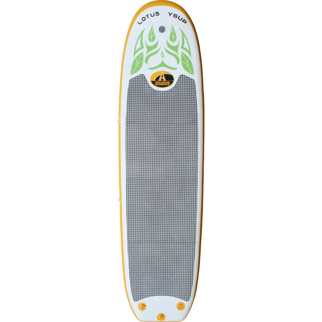 Advanced Elements Lotus Inflatable Stand Up Paddle Board | White/Orange