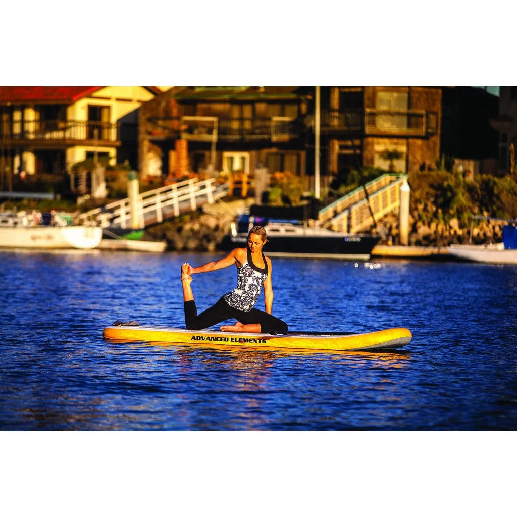 Advanced Elements Lotus Inflatable Stand Up Paddle Board | White/Orange