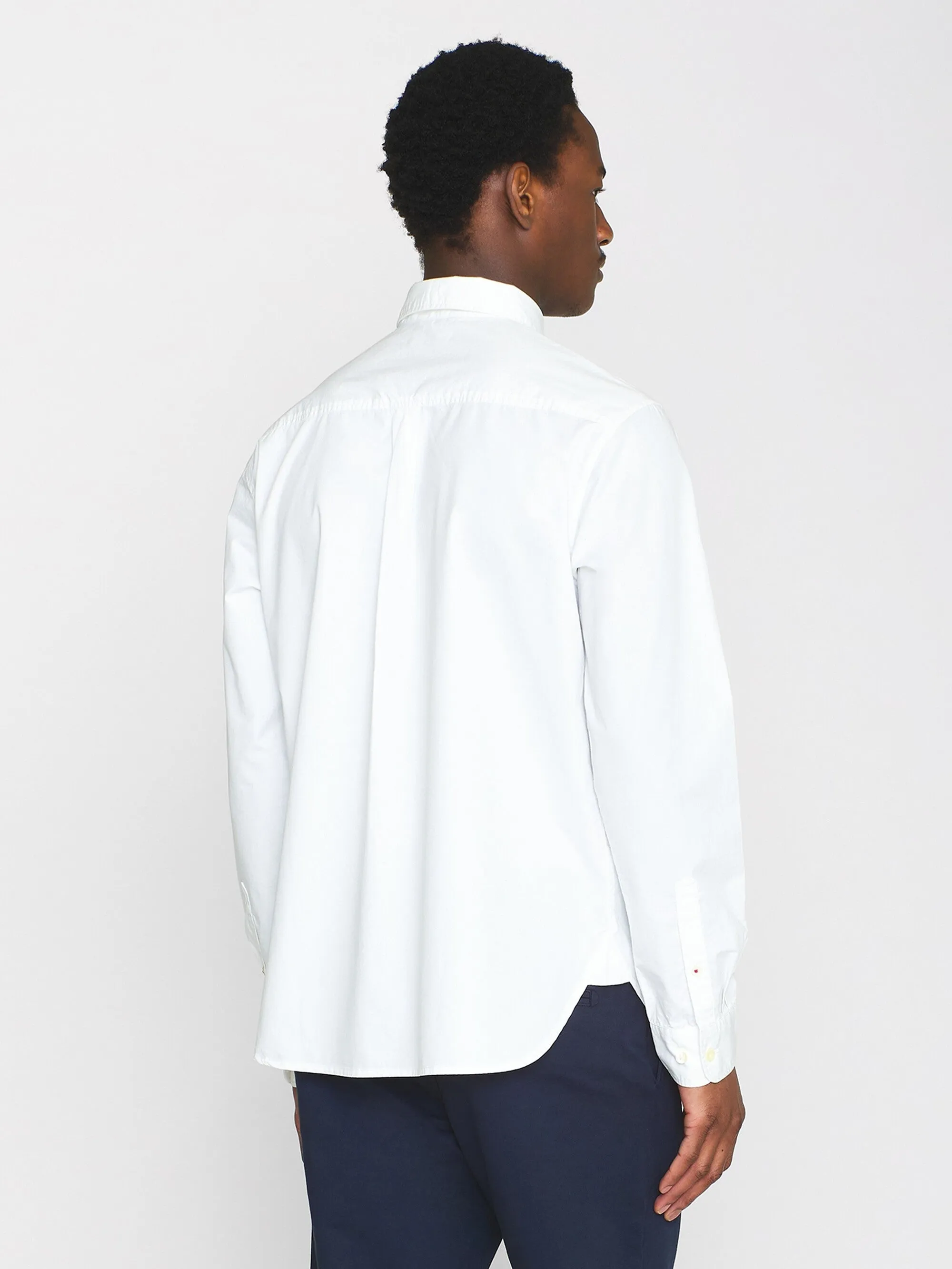 ALF regular crispy cotton shirt - GOTS/Vegan - Bright White