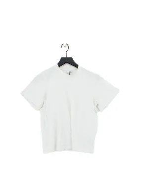 & Other Stories Men's T-Shirt XS White 100% Cotton