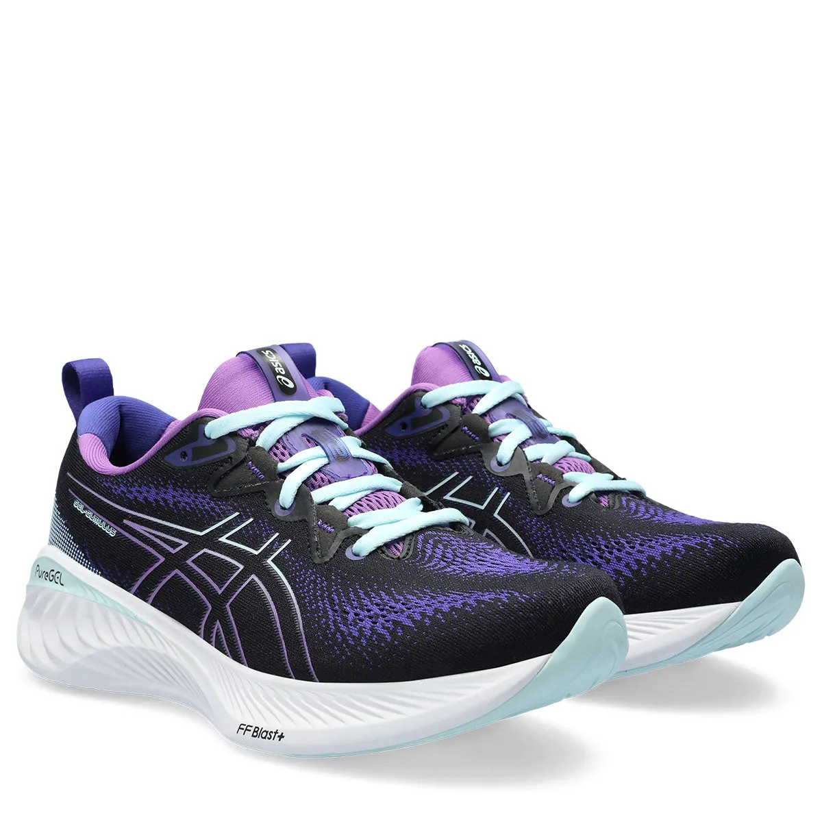 Asics Gel Cumulus 25 Women Black Aquamarine   '  25 