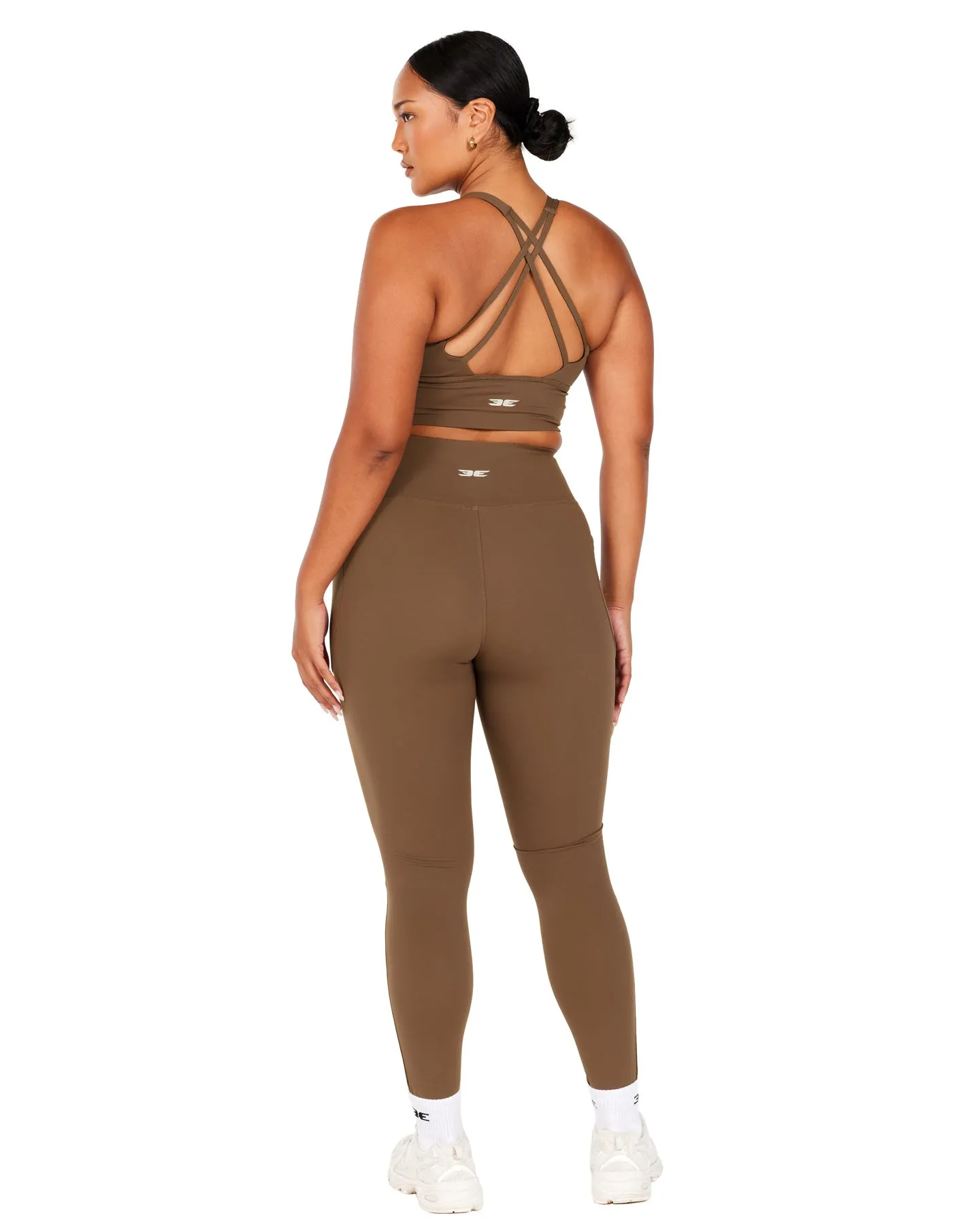 Aura Bonded Ascend Leggings - Cafe Latte