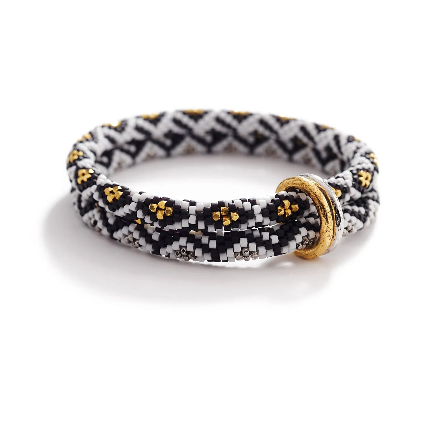 Black & White Harlequin Bracelet