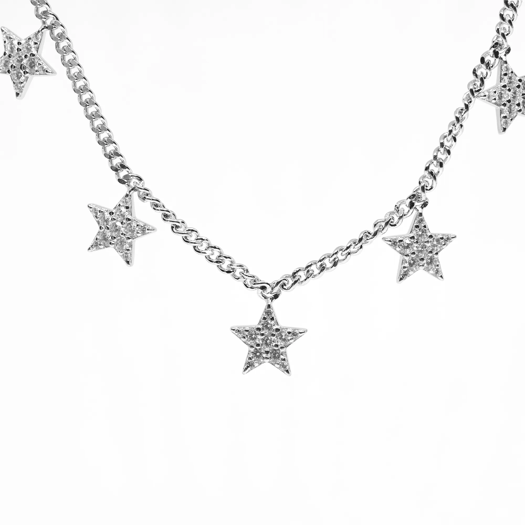 Cuban Link Star Necklace