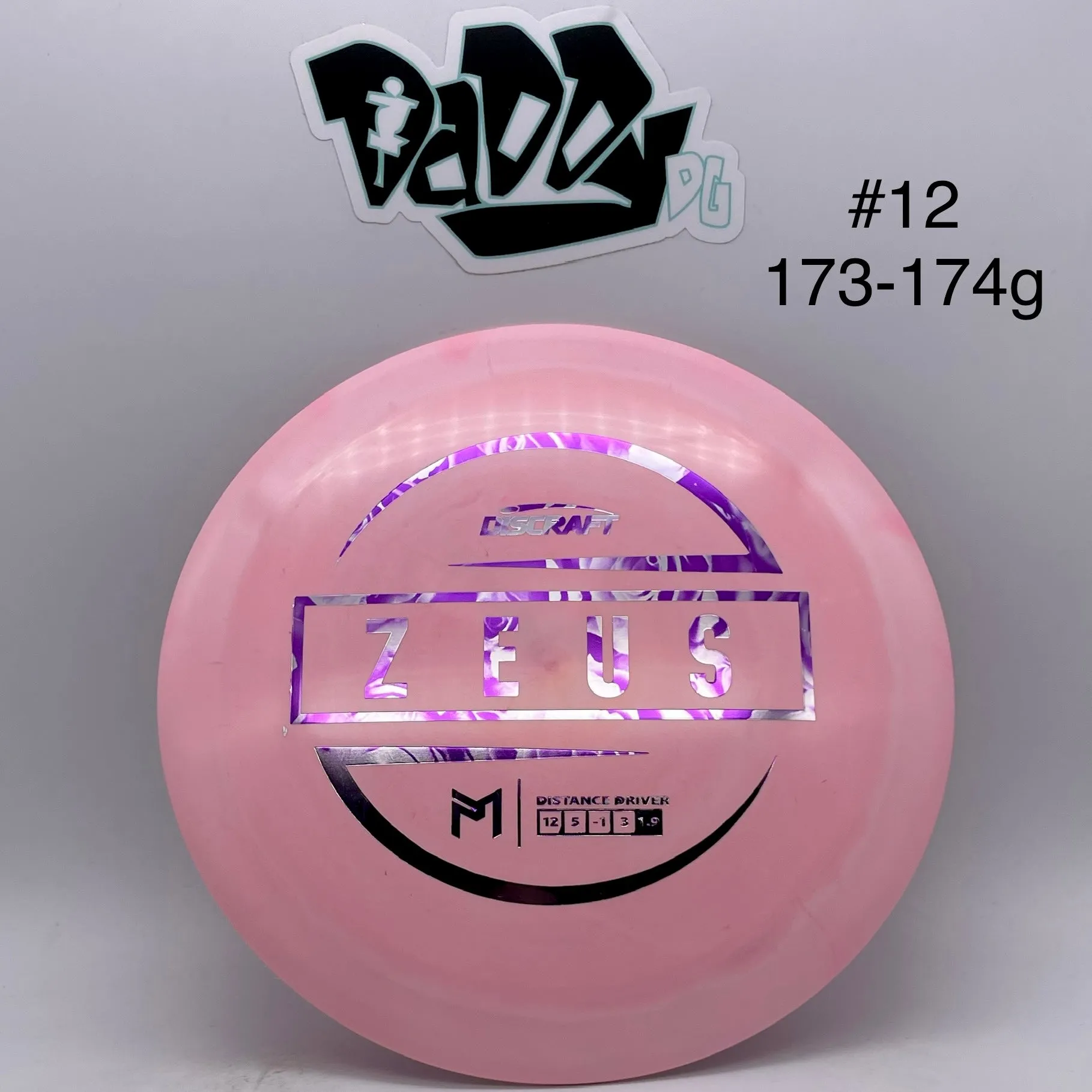 Discraft Swirly ESP Paul McBeth Zeus Distance Driver