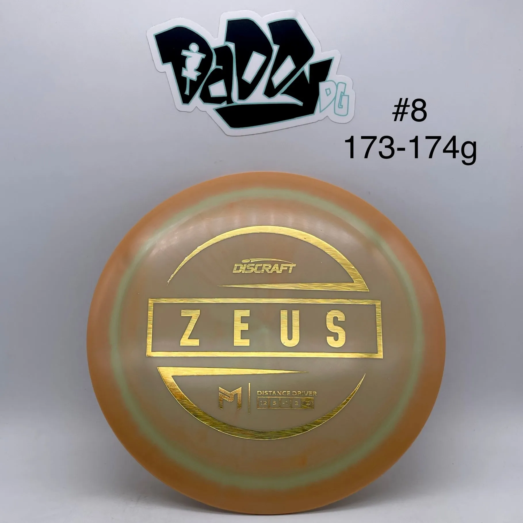 Discraft Swirly ESP Paul McBeth Zeus Distance Driver