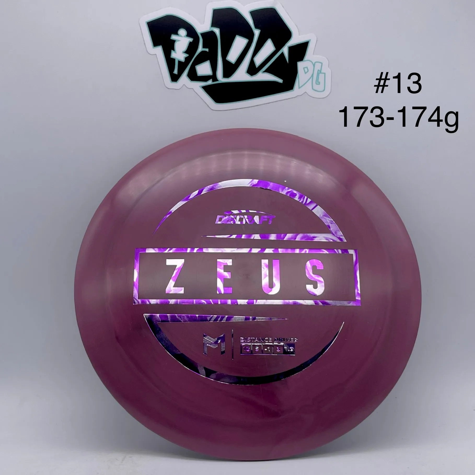 Discraft Swirly ESP Paul McBeth Zeus Distance Driver