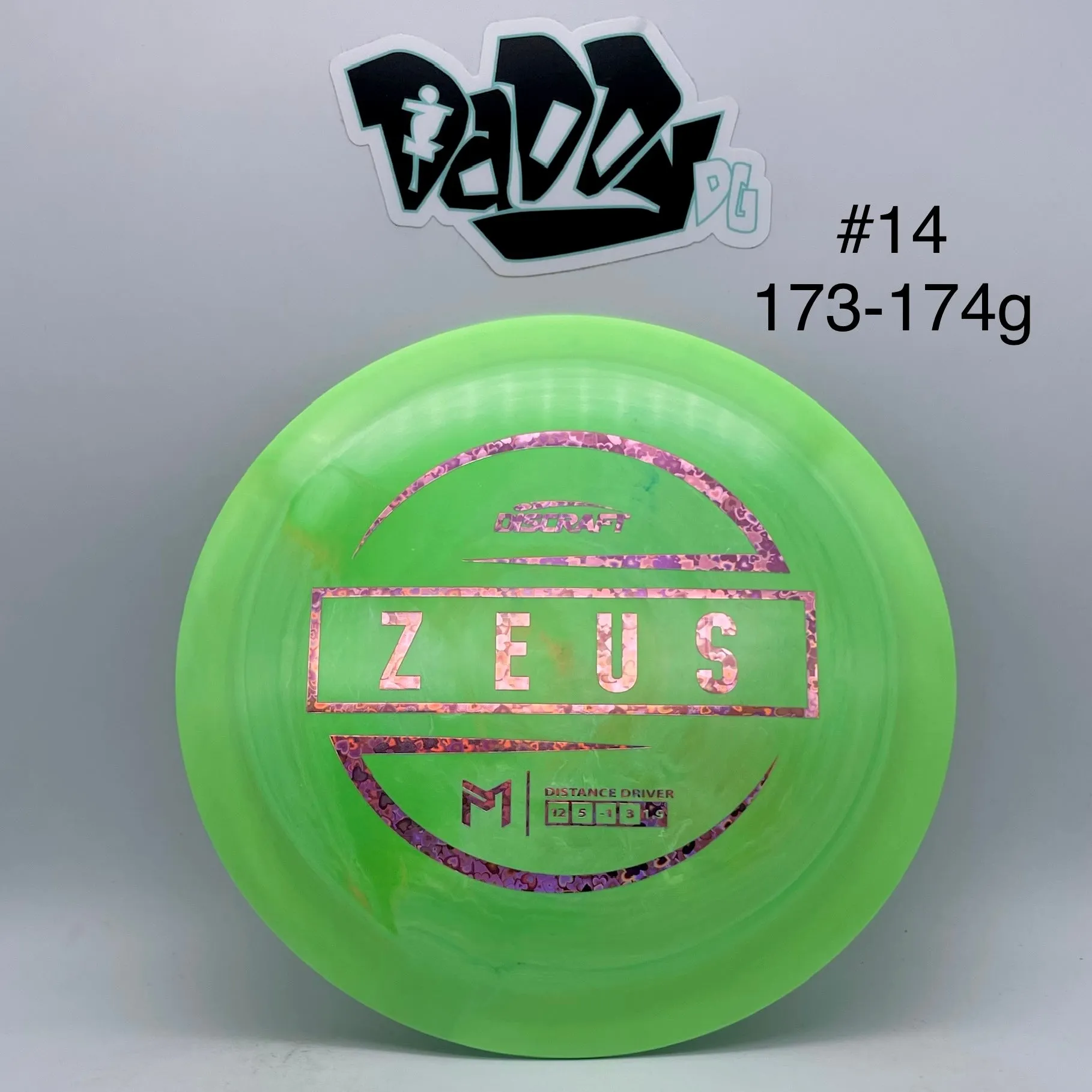 Discraft Swirly ESP Paul McBeth Zeus Distance Driver