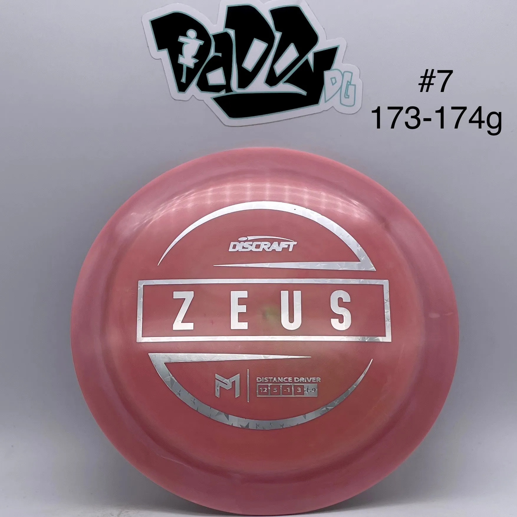 Discraft Swirly ESP Paul McBeth Zeus Distance Driver