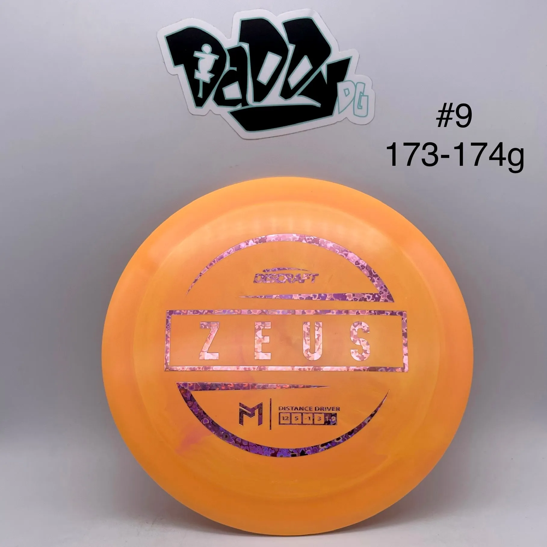 Discraft Swirly ESP Paul McBeth Zeus Distance Driver