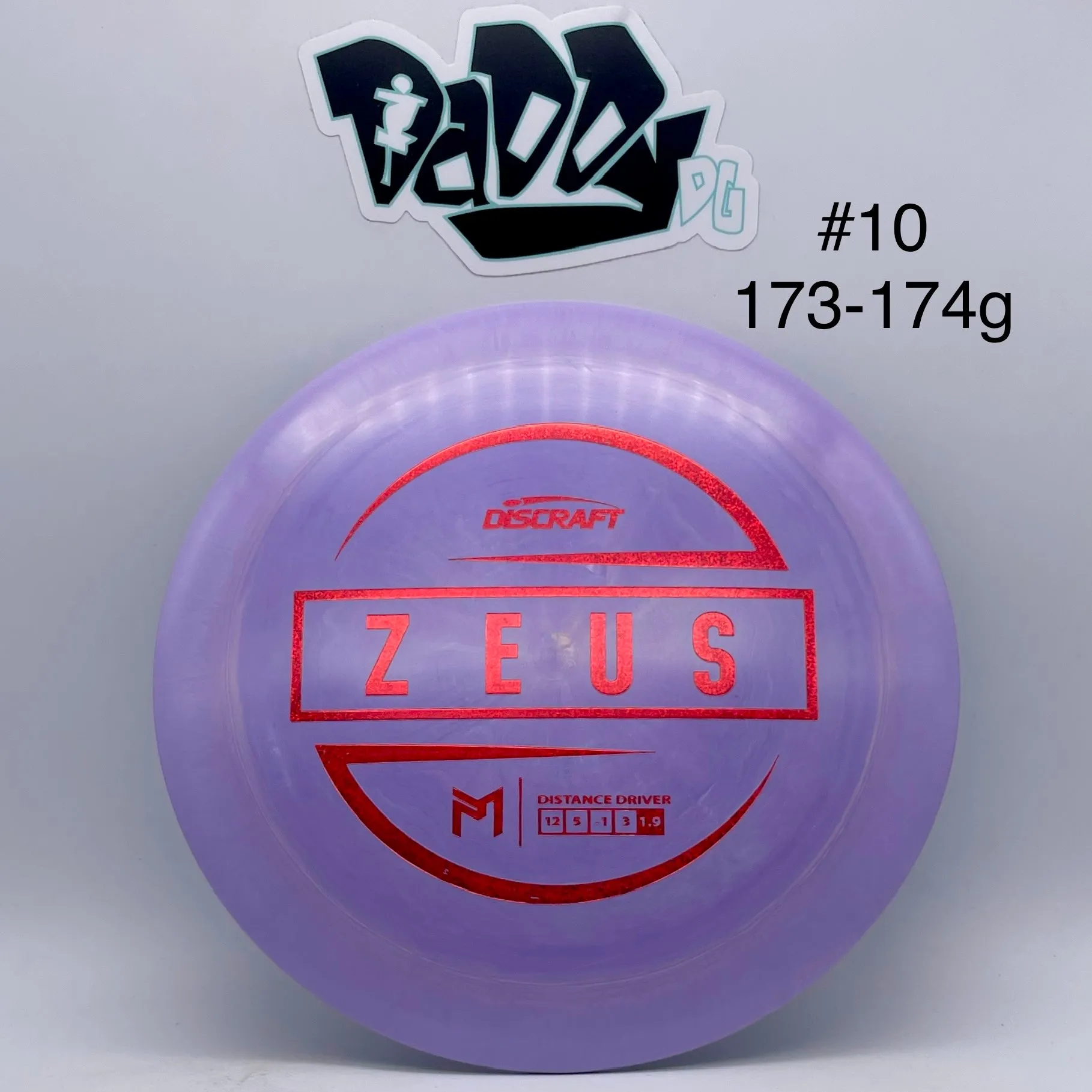 Discraft Swirly ESP Paul McBeth Zeus Distance Driver