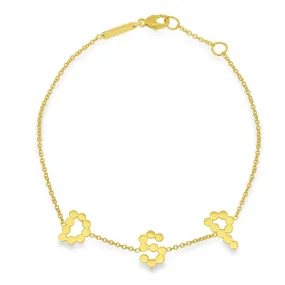 DSJ's Signature Meaningful Multi Gold Initial Bracelet