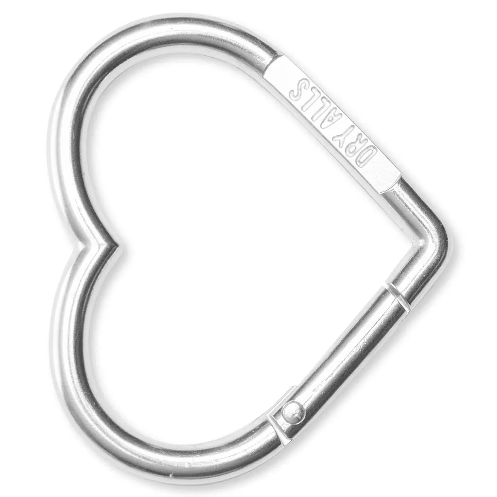 Heart Carabiner - Silver