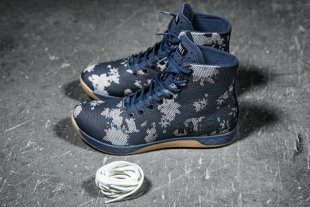 HIGH-TOP DARK FLORAL GUM TRAINER (MEN'S)