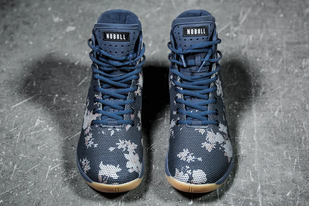 HIGH-TOP DARK FLORAL GUM TRAINER (MEN'S)