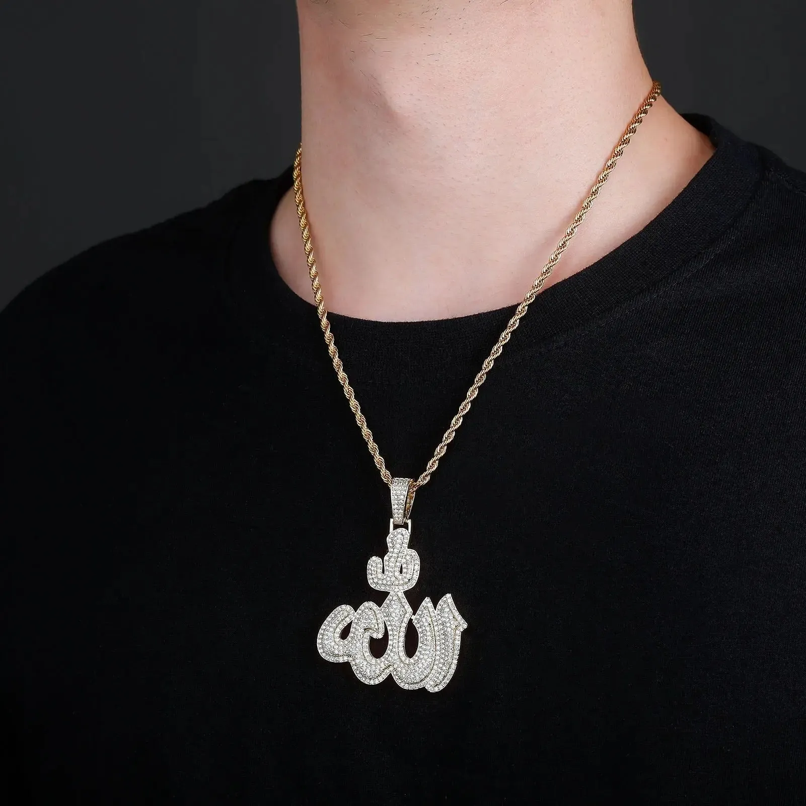 Iced Allah Pendant