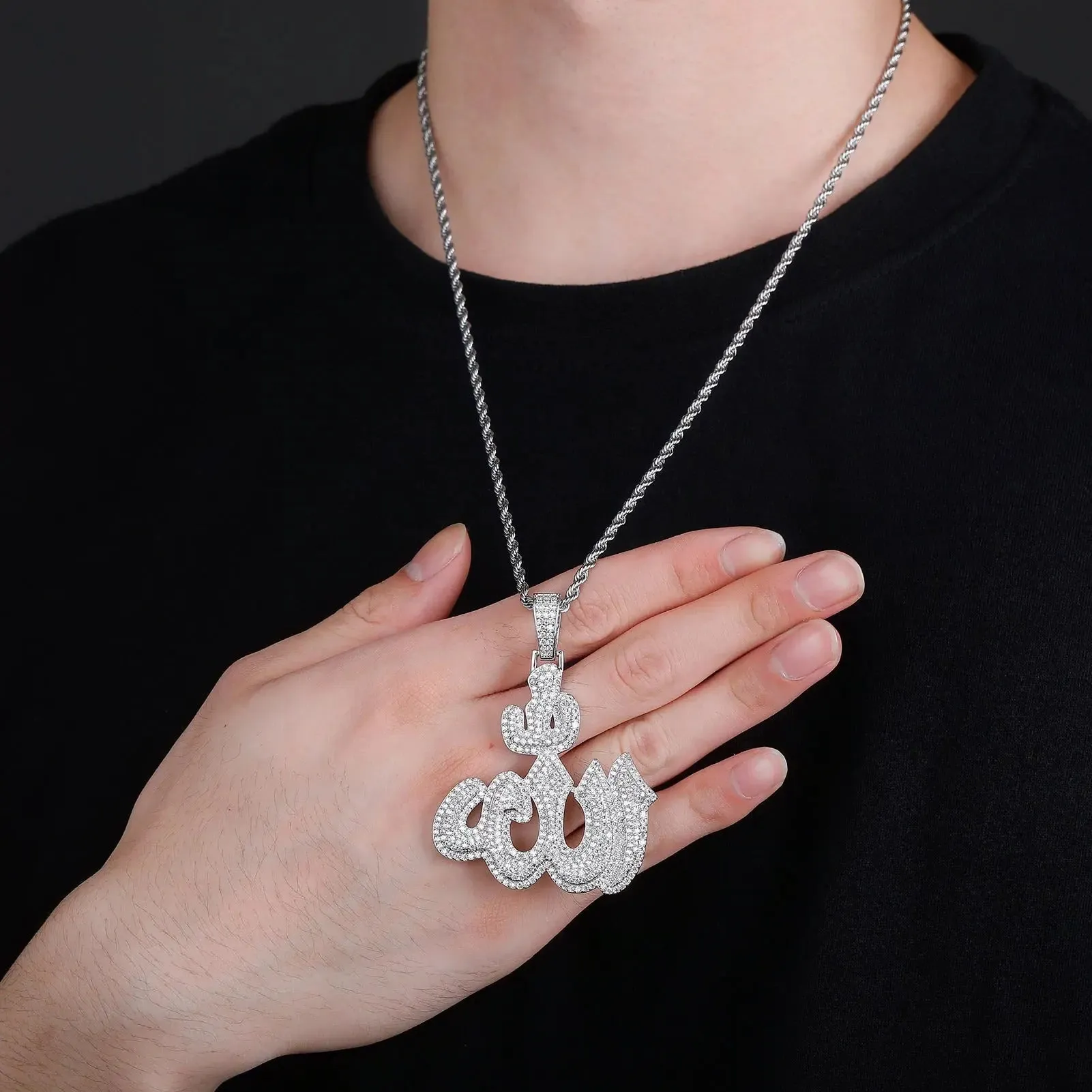 Iced Allah Pendant