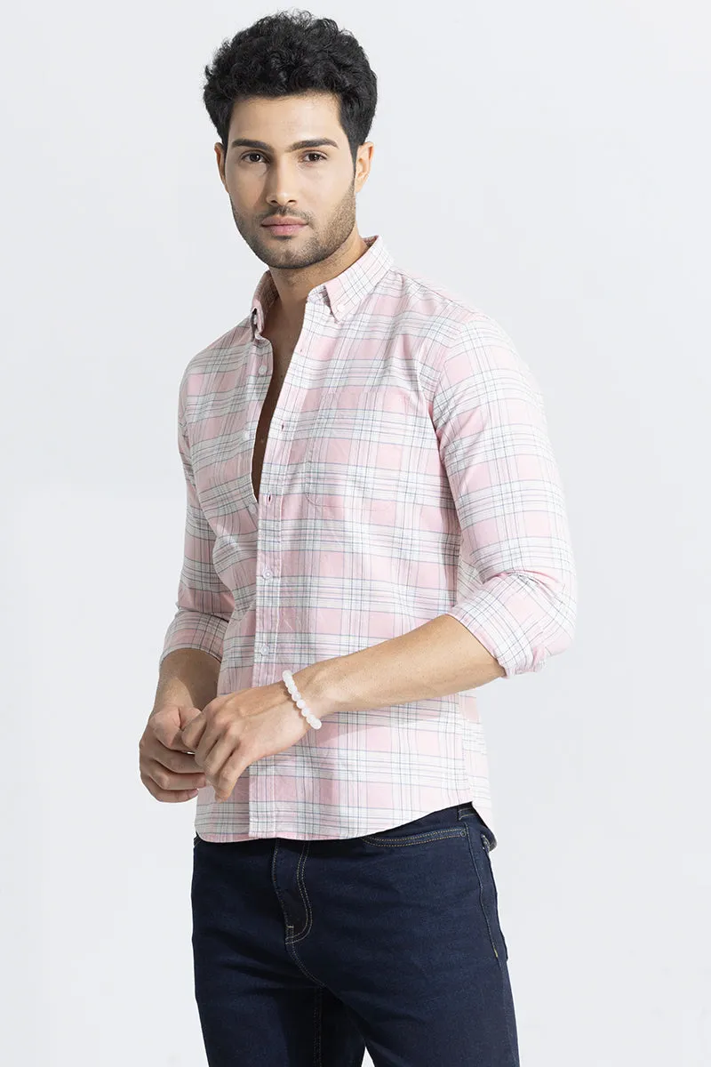 Interlock Plaid Pink Check Shirt