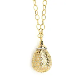 Large Mogul Diamond Drop Pendant