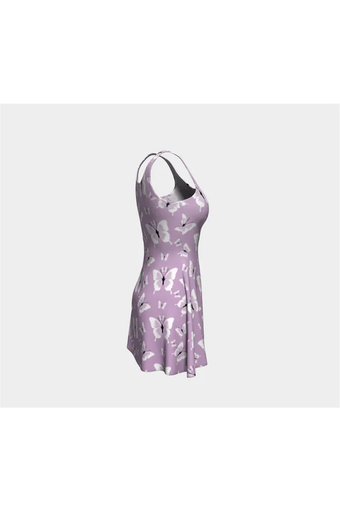 Lilac Meadow Flare Dress