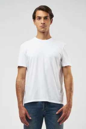 Majestic Men’s Deluxe Cotton Julien Short Sleeve Crew in Blanc