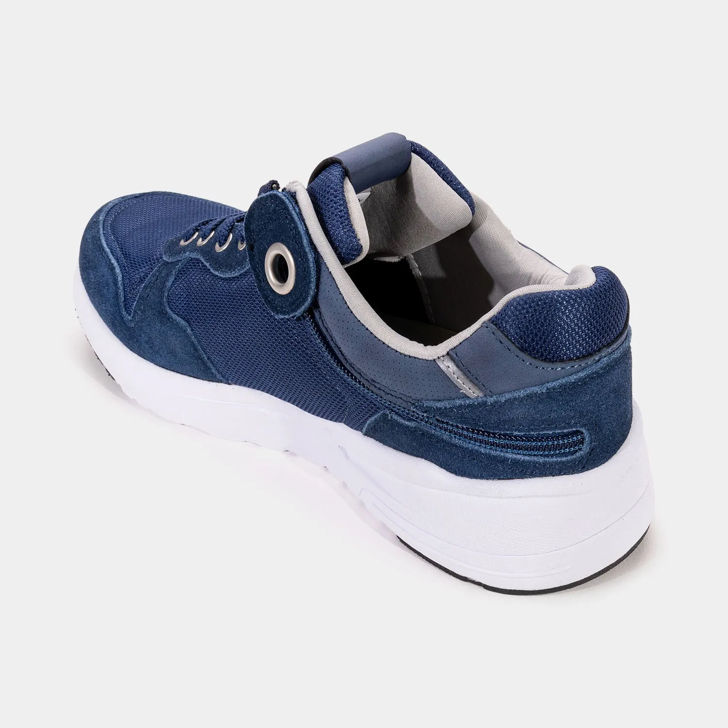 Men's Lightweight Cushioned Shoes with Rear Zipper Access