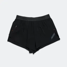 Mens Split Shorts - Black