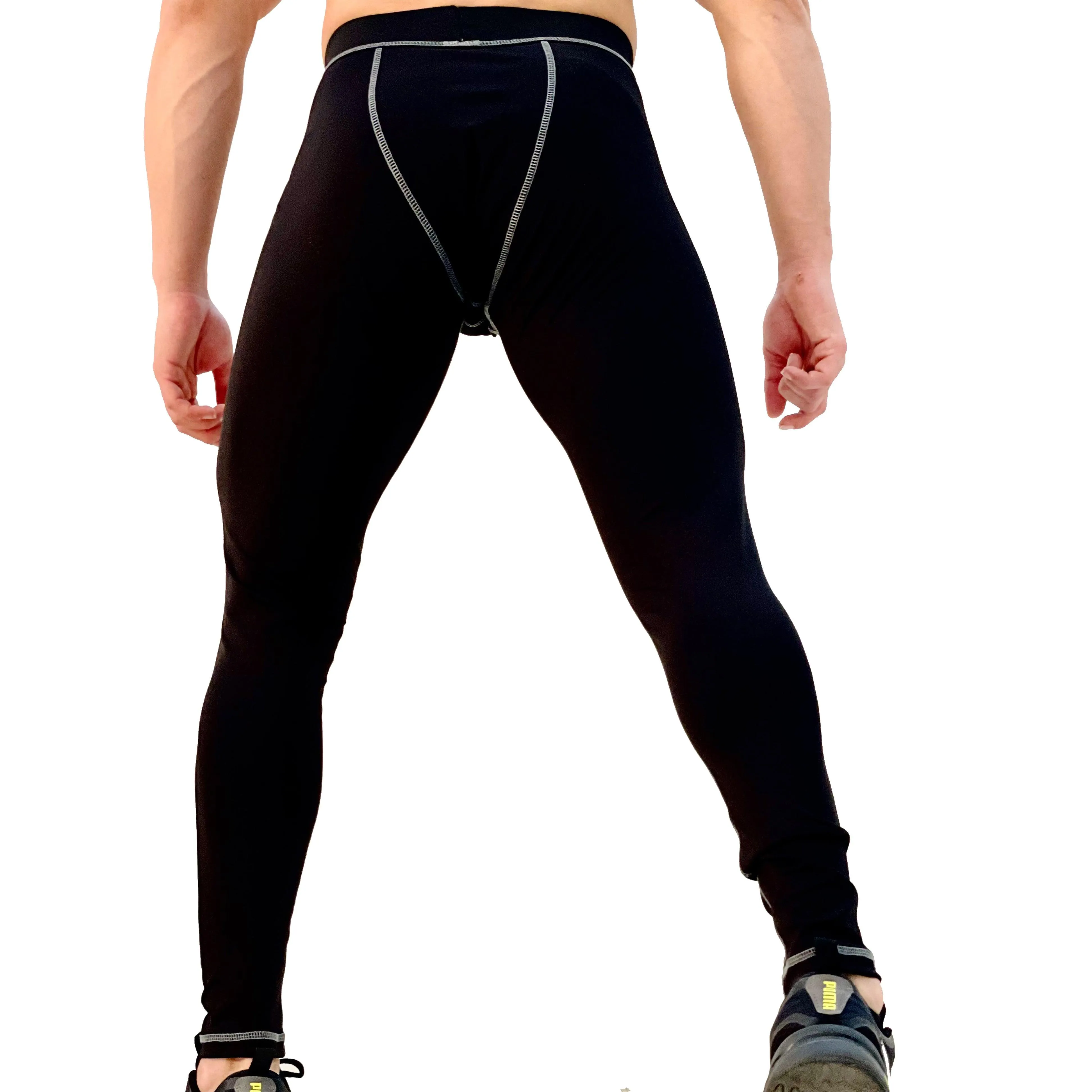 Professional Compression Bottoms- Onyx Black