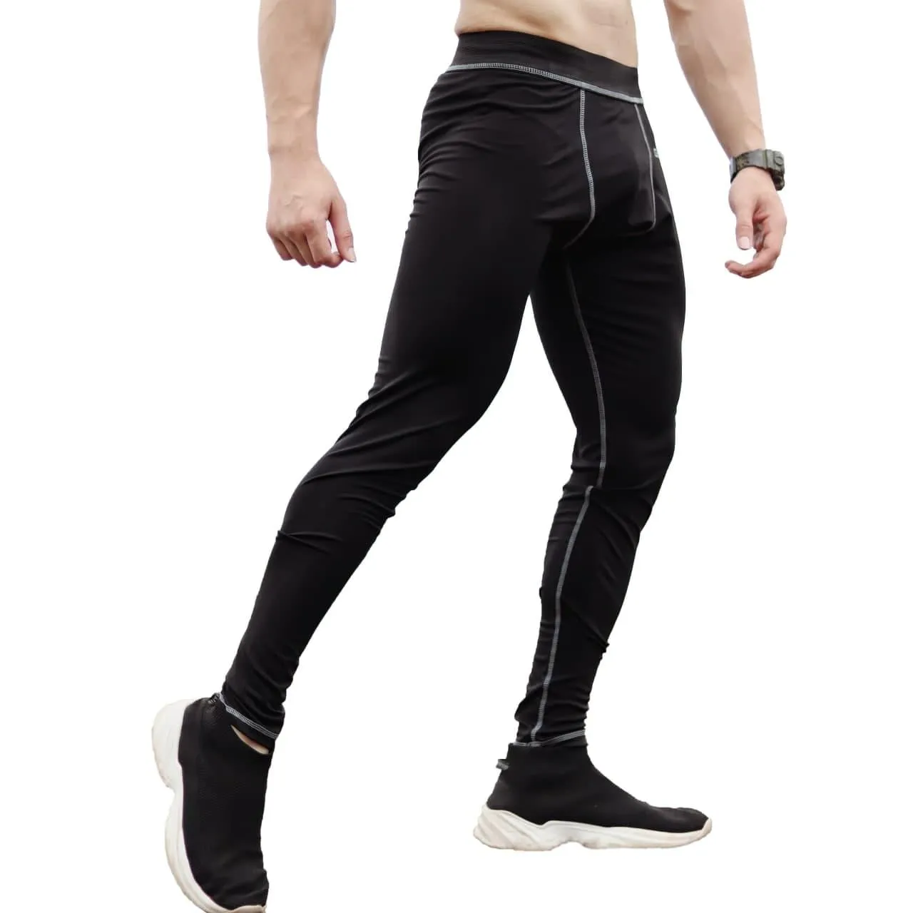 Professional Compression Bottoms- Onyx Black