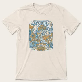 Restore And Explore Tee - Heather Dust