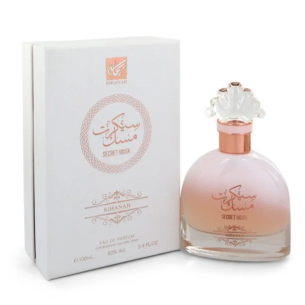 Rihanah Secret Musk Eau De Parfum Spray 3.4 oz 100 ml Unisex