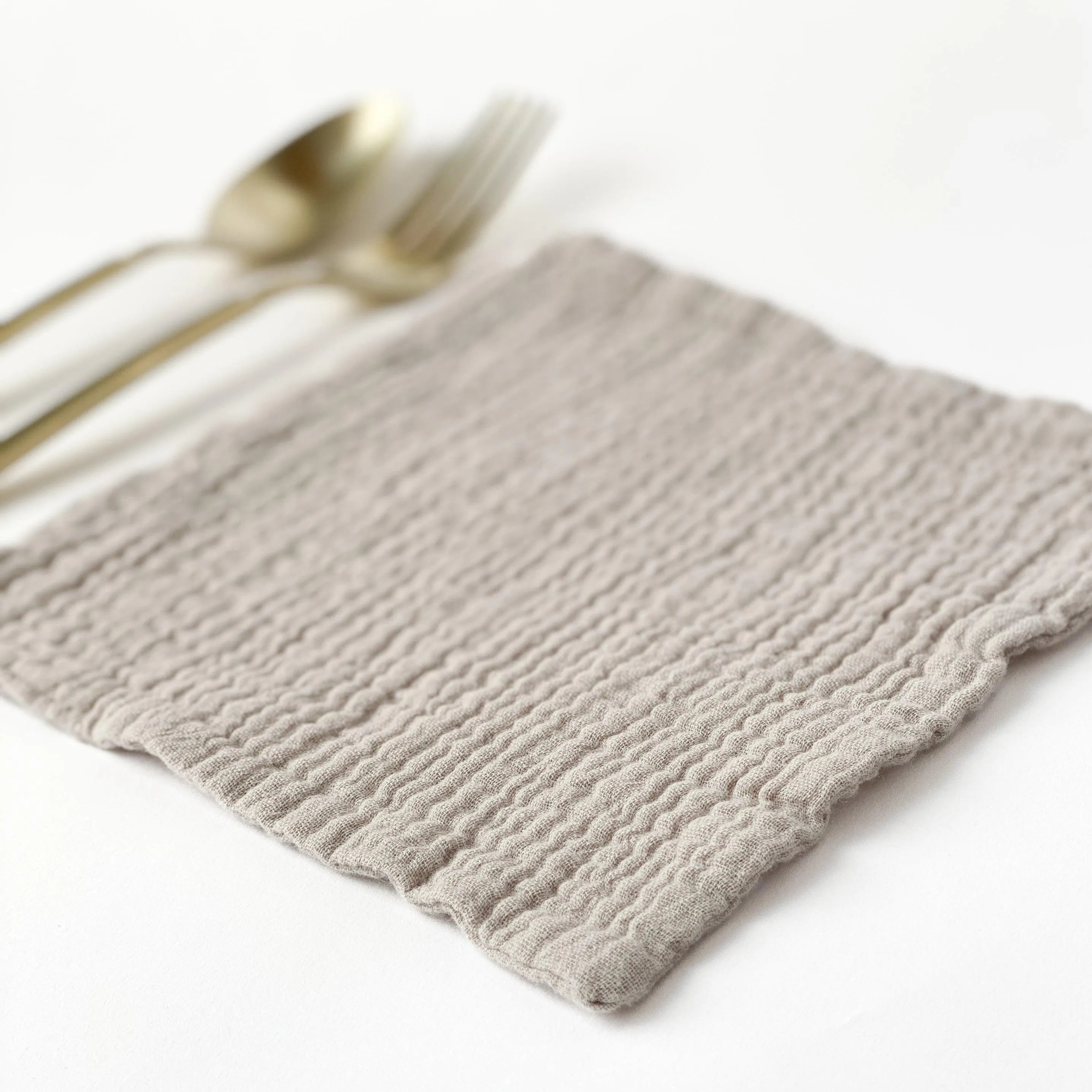 Small Cotton Gauze Cocktail Napkin - 7X7 - Many Colors Available