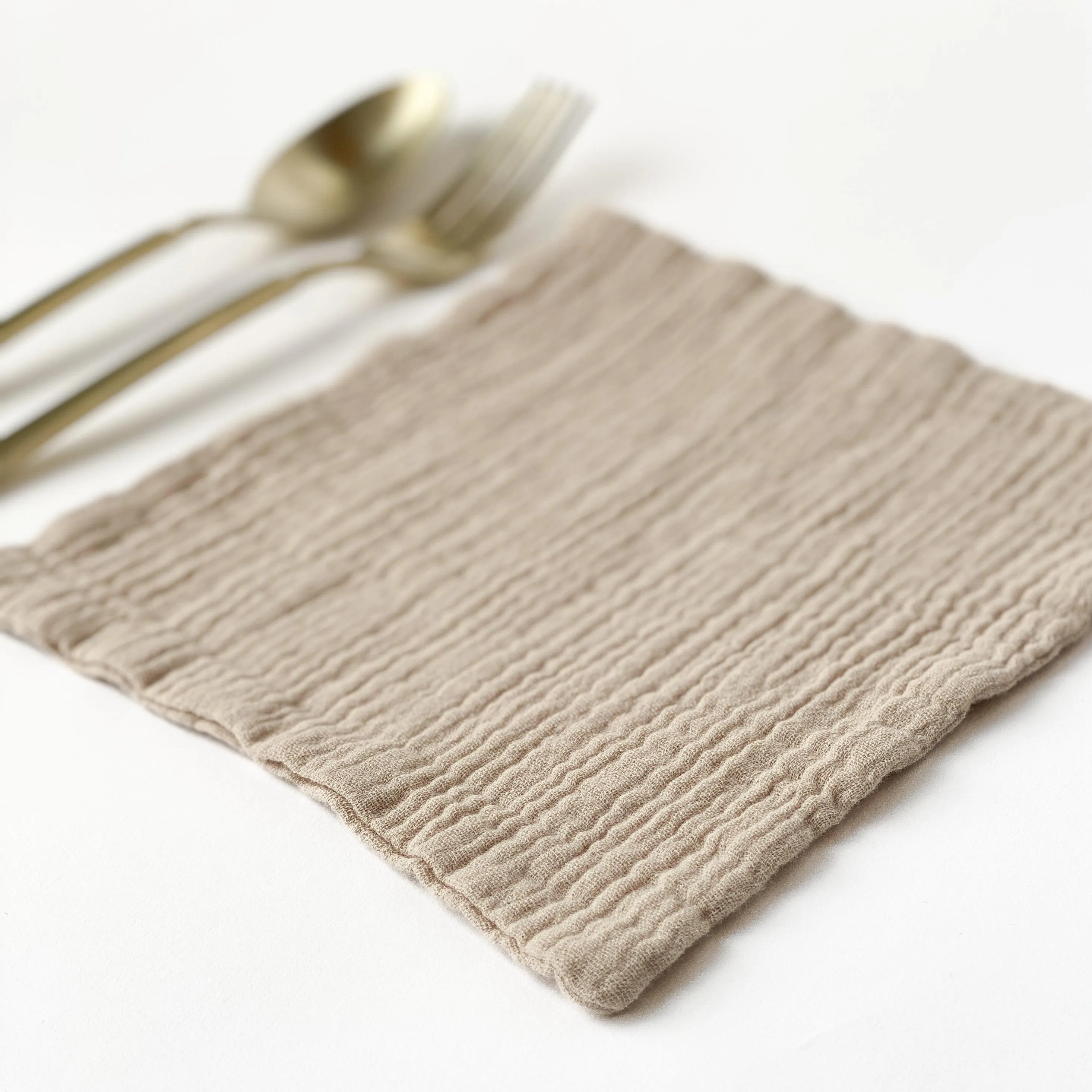 Small Cotton Gauze Cocktail Napkin - 7X7 - Many Colors Available