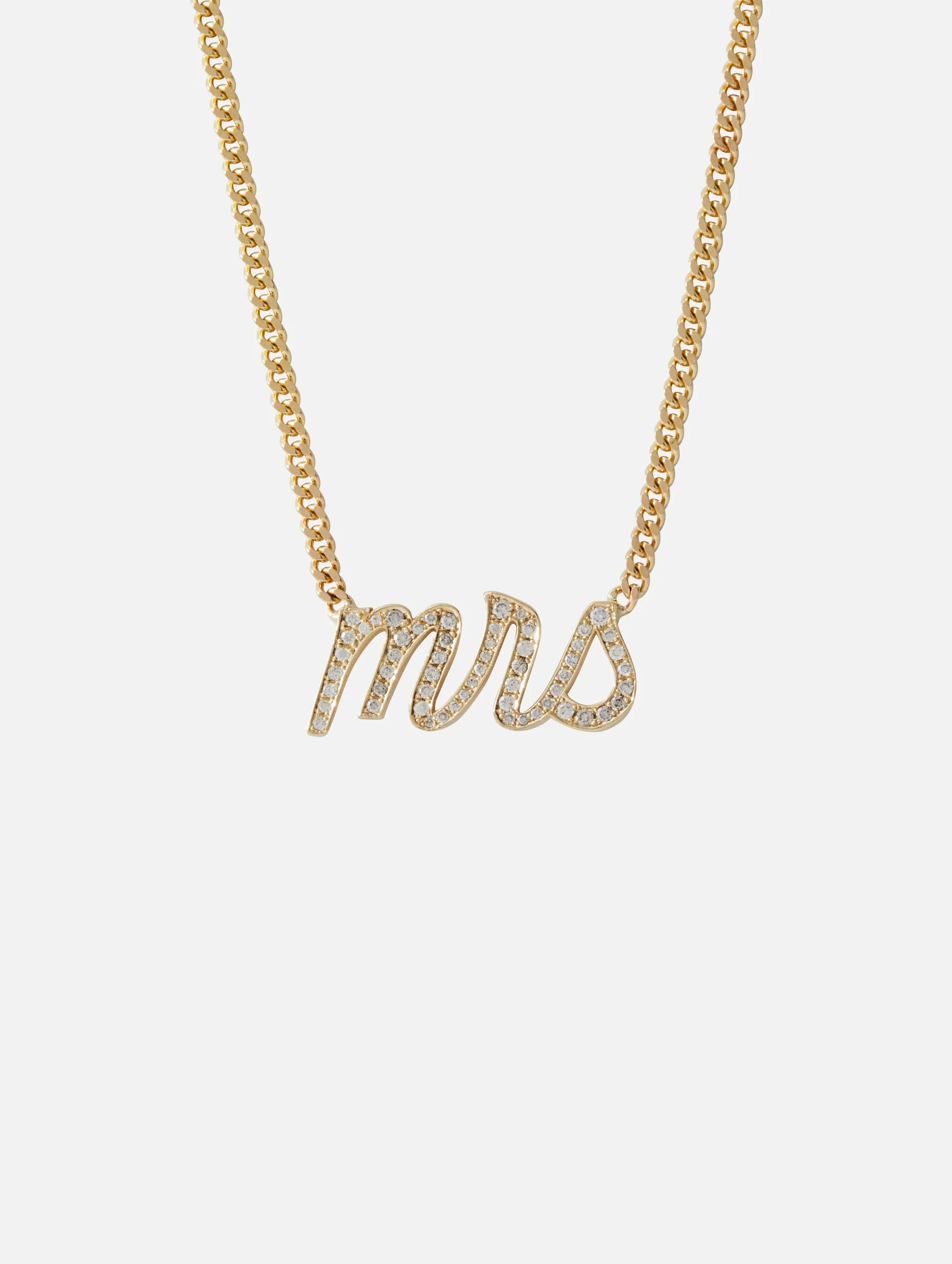 Small La Firma Necklace Mrs