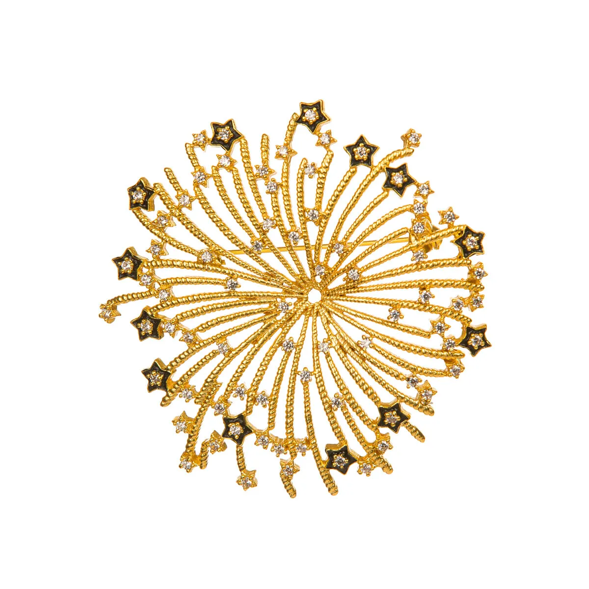 Starburst Enigma Brooch