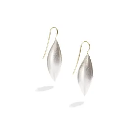 Sterling Silver Cocoon Pendant Earrings~32mm