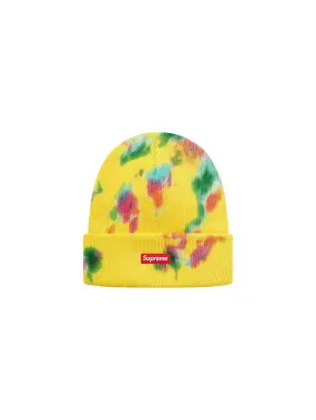 Supreme Splatter Dyed Beanie Yellow