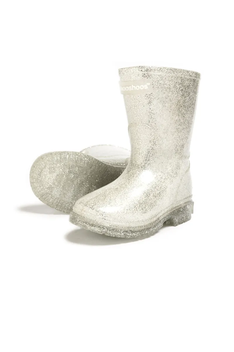 The Glitz Rainboot - Silver Glitter