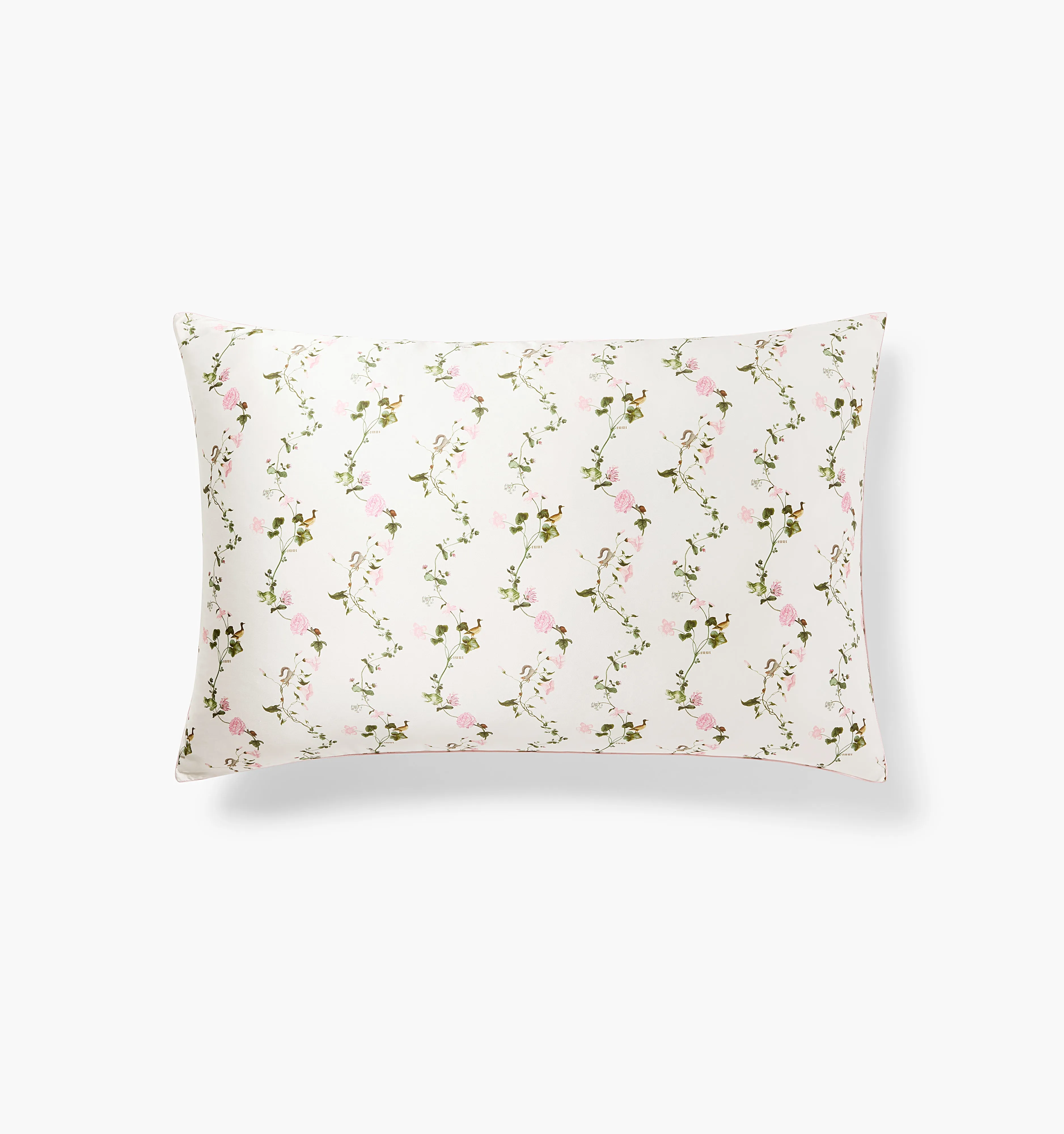 The Sisi Silk Pillowcase - Pink Pond Floral