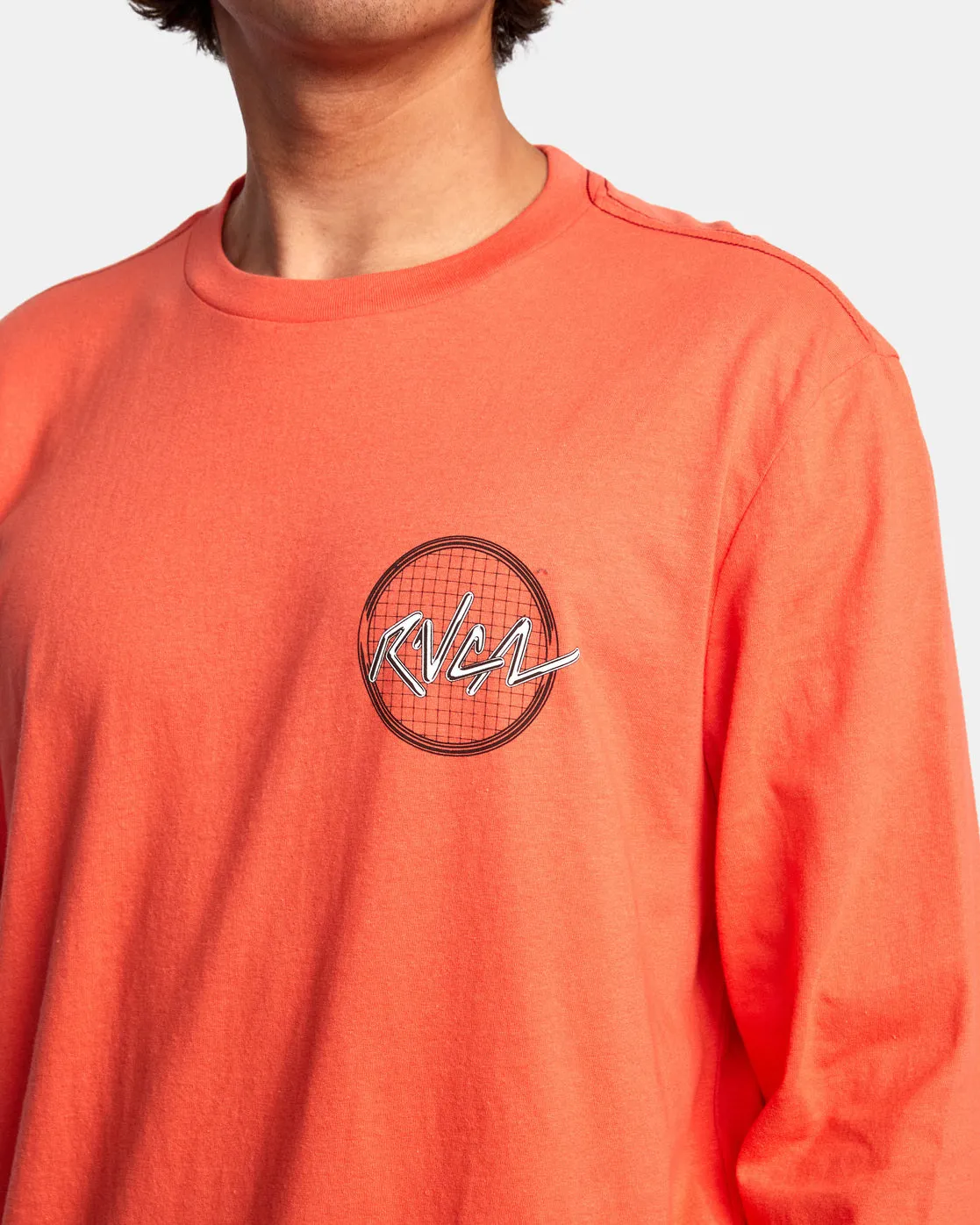 Tubed Long Sleeve Tee - Deep Sea Coral