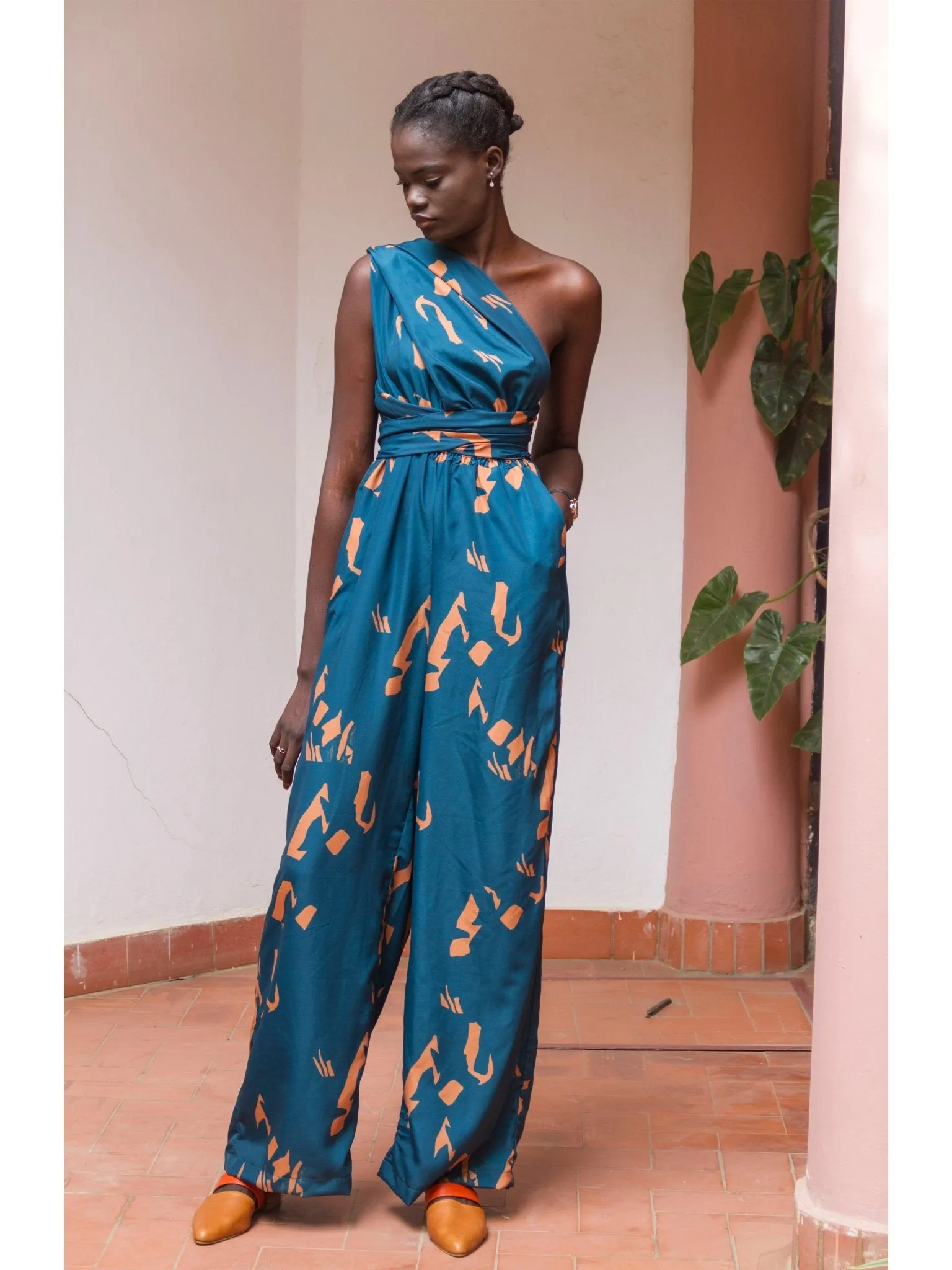 UMY Jumpsuit - Yraf Blue