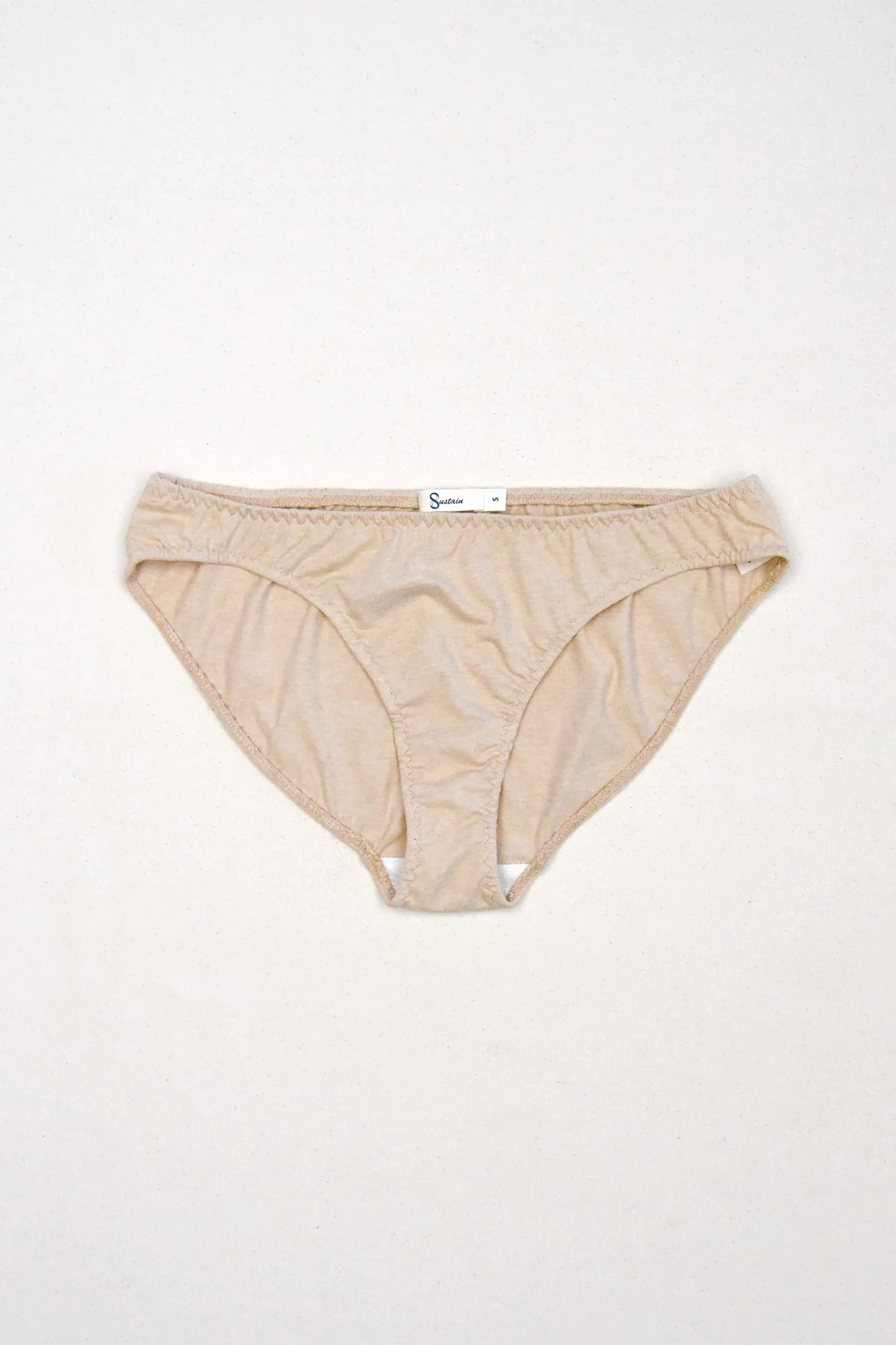 Undyed Organic Low Rise Panties