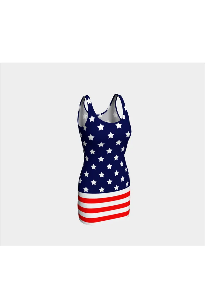 US Flag Bodycon Dress