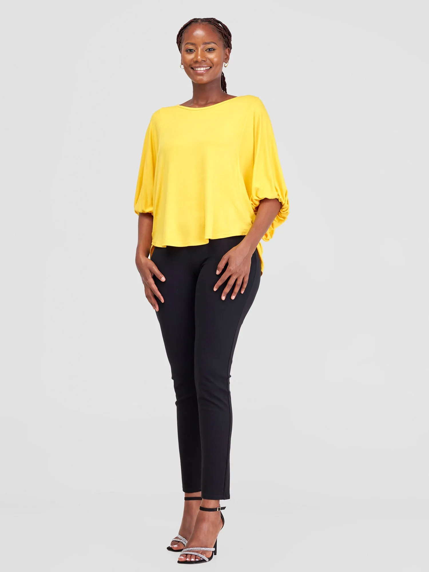 Vivo Safiya Dolman Top - Yellow