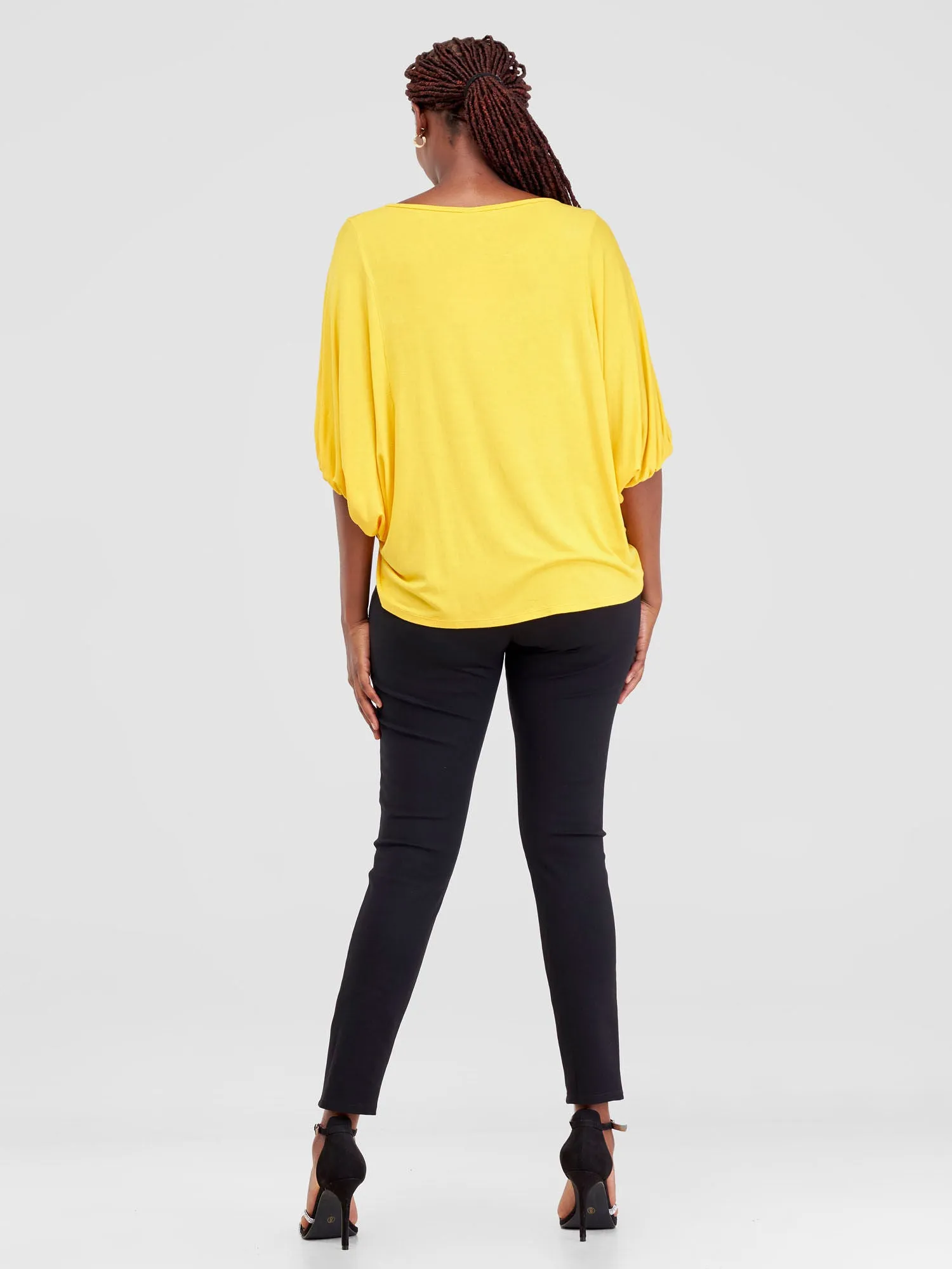 Vivo Safiya Dolman Top - Yellow