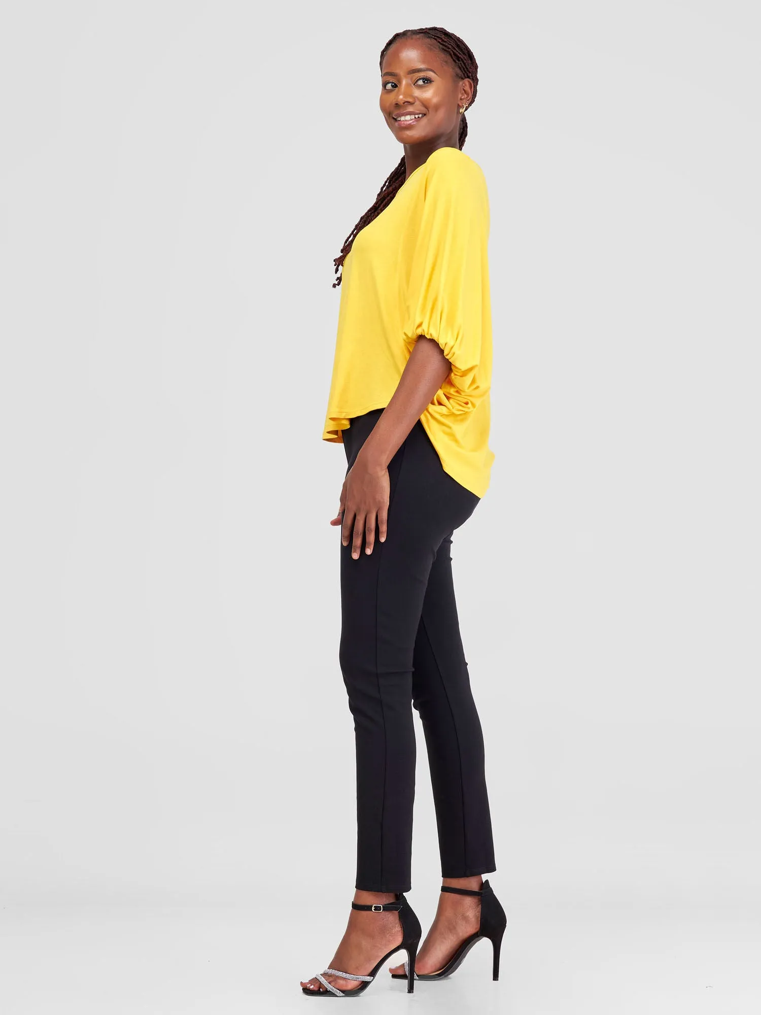 Vivo Safiya Dolman Top - Yellow